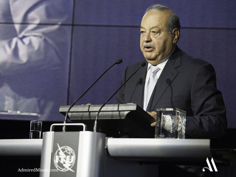 Portrait of Carlos Slim Hel√∫, Chairman of Grupo Carso